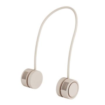Portable Hanging Neck Aroma Diffuser Fan DQ209 - Apricot, Mute Design - 1