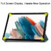 Samsung Galaxy Tab A9 Dark Green Leather 3-Fold Holder Case - 6