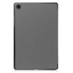 Samsung Galaxy Tab A9 Grey Leather 3-Fold Holder Case - 3