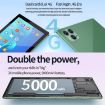 BDF P50 10.1" 4G LTE Tablet, 8GB+256GB, Android 12, Dual SIM, Silver - 3