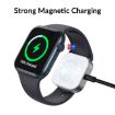Apple Watch Type-C Magnetic Charger, Silver - Compact & Efficient Charging - 3