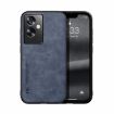 OPPO A2 Blue Magnetic Leather Back Phone Case - Skin Feel Cover - 1