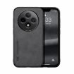 OPPO Reno12 F 5G Dark Grey Magnetic Leather Phone Case Skin Feel - 1