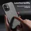 OPPO Reno13 F 5G Light Grey Magnetic Leather Phone Case Skin Feel - 5