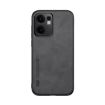 OPPO Reno13 F 5G Magnetic Leather Phone Case - Dark Grey Skin Feel - 2