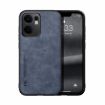OPPO Reno13 F 5G Blue Magnetic Leather Back Case - Skin Feel - 1