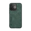 OPPO A5 Pro 5G Green Magnetic Leather Back Case - Skin Feel - 2