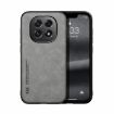 OPPO A5 5G Global Magnetic Leather Phone Case - Light Grey - 1