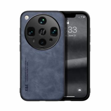 OPPO Find X8 Ultra Blue Magnetic Leather Back Case - Skin Feel - 1