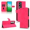 OPPO A5 5G Rose Red Magnetic Flip Leather Phone Case Global Skin Feel - 1