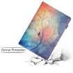 Samsung Galaxy Tab A8 10.5 2021 Leather Case - Oil Painting Tree Design - 8