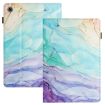 Samsung Galaxy Tab A8 10.5 2021 Leather Case - Litchi Texture, Oil Painting - 1