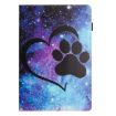 Samsung Galaxy Tab A7 Lite Litchi Texture Leather Case (Footprint) - 2