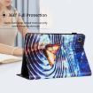 Samsung Galaxy Tab A7 Lite Butterfly Leather Tablet Case - Litchi Texture - 7