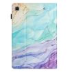 Samsung Galaxy Tab A 8.0 2019 Litchi Texture Leather Case (Oil Painting) - 3