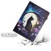 Samsung Galaxy Tab A 8.0 2015 Litchi Leather Tablet Case (Cat Design) - 8