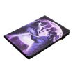 Samsung Galaxy Tab A 10.1 2019 Leather Case - Litchi Texture Wolf Design - 5