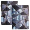 Samsung Galaxy Tab A 10.1 2016 Marble Litchi Leather Tablet Case - 1