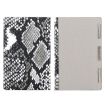 IQOS ILUMA Prime PU Leather Case - Snake Pattern Grey White Cover - 2