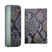 IQOS ILUMA Prime PU Leather Case - Snake Pattern Dark Grey Cover - 4