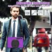 Samsung Galaxy Tab S9/S8/S7 Purple Silicone Hybrid Case with Strap - 8