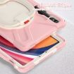 Samsung Galaxy Tab S9/S8/S7 Pink Silicone Hybrid Case with Strap - 7