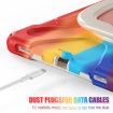 Samsung Galaxy Tab S9/S8/S7 Silicone Hybrid Case with Holder & Strap - 6