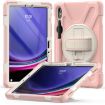 Galaxy Tab S10 FE/S9 FE/S9/S8/S7 Rugged Pink Tablet Case with Kickstand - 1