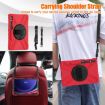 Samsung Galaxy Tab S9+/S8+ Rugged Case with Rotatable Kickstand - Red - 4