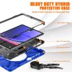Samsung Galaxy Tab S9+/S8+ Rugged Case with Rotatable Kickstand - Blue - 8