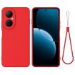 Huawei nova Y73 4G Red Liquid Silicone Dropproof Phone Case - 1