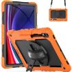 Samsung Galaxy Tab S10+/S9+/S9 FE+ Silicone Hybrid Case Orange/Black - 1