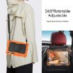 Samsung Galaxy Tab S10+/S9+/S9 FE+ Silicone Hybrid Case Orange/Black - 6