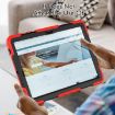 Samsung Galaxy Tab S10+/S9+/S9 FE+ Red+Black Silicone Hybrid Case - 5
