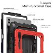 Samsung Galaxy Tab S10+/S9+/S9 FE+ Red+Black Silicone Hybrid Case - 7