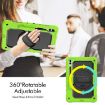 Samsung Galaxy Tab S10+/S9+/S9 FE+ Silicone Hybrid Case Yellow Green - 3