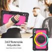 Samsung Galaxy Tab S10+/S9+/S9 FE+ Silicone Hybrid Case Black/Rose Red - 3