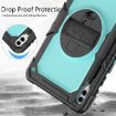 Samsung Galaxy Tab S10+/S9+/S9 FE+ Silicone Hybrid Case Black/Blue - 8