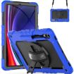 Samsung Galaxy Tab S10+/S9+/S9 FE+ Silicone Hybrid Case Dark Blue/Black - 1