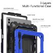 Samsung Galaxy Tab S10+/S9+/S9 FE+ Silicone Hybrid Case Dark Blue/Black - 7