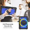 Samsung Galaxy Tab S10+/S9+/S9 FE+ Silicone Hybrid Case Black/Blue - 3
