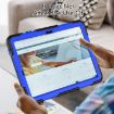 Samsung Galaxy Tab S10+/S9+/S9 FE+ Silicone Hybrid Case Black/Blue - 5