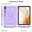 Samsung Galaxy Tab S9+ Rugged Case with Butterfly Kickstand - Raro Purple - 2