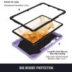 Samsung Galaxy Tab S9+ Rugged Case with Butterfly Kickstand - Raro Purple - 4