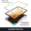 Samsung Galaxy Tab S9+ Rugged Case with Butterfly Kickstand, Rose Gold - 4