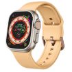 Apple Watch Ultra 49mm Light Orange Silicone Pin Buckle Band - 1