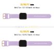Apple Watch Series 8 41mm Lavender Silicone Band with Pin Buckle - 2