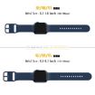 Apple Watch SE 2022 40mm Silicone Band, Pin Buckle - Abyss Blue - 2