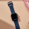 Apple Watch SE 2022 44mm Silicone Band, Pin Buckle, Abyss Blue - 4