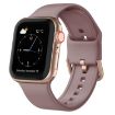 Apple Watch Series 7 45mm Silicone Band, Pin Buckle - Smoked Purple - 1
